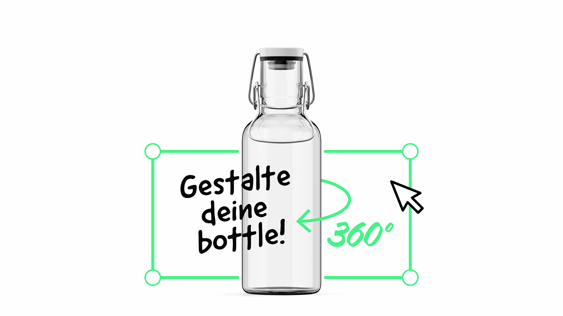 FILL ME Trinkflasche 0.6 Liter zum Gestalten – FILL ME