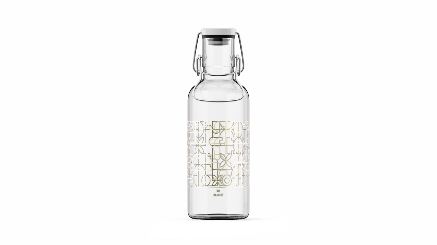 Trinkflasche Art Deco Gold 0.6 Liter