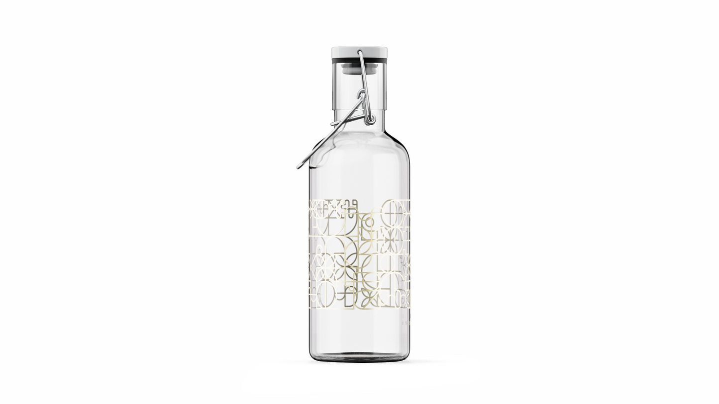 Trinkflasche Art Deco Gold 0.6 Liter