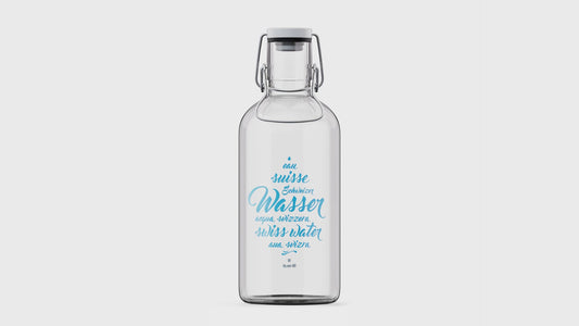 Trinkflasche Schwiizer Wasser 1 Liter